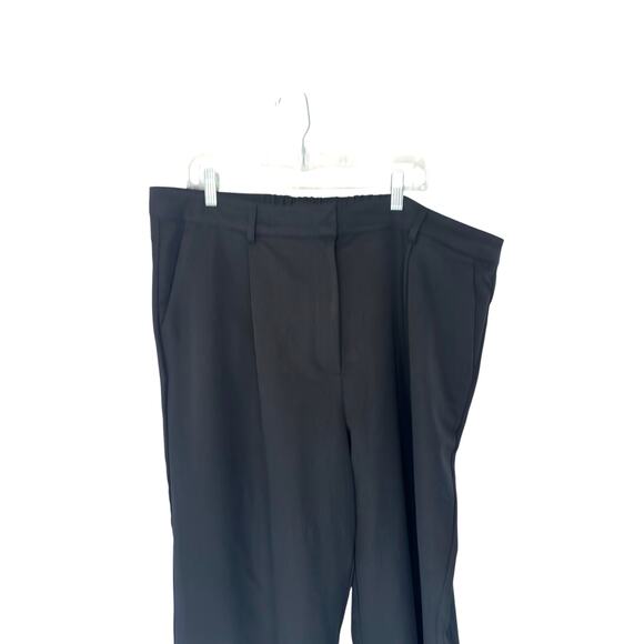Old Navy Black Plus Basic Work Office Stretch High Rise Wide Leg Pants Size XXL - Picture 6 of 11